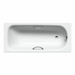 Kaldewei Saniform Plus 1600x700mm Bath With Grip Holes - Alpine White - 111721010001