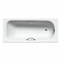 Kaldewei Saniform Plus 1700x700mm Bath With 2TH Anti-Slip & Grip Holes - Alpine White - 111827000001