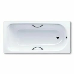 Eurowa 1600 X 700mm Bath No Tap Hole With Grip Holes - 119721010001