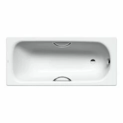 Kaldewei Saniform Plus Star 1600x750mm Bath With 2TH Full Anti-Slip & Grip Holes - Alpine White - 133326090001