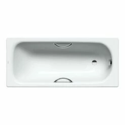 Kaldewei Saniform Plus Star 1700x700mm Bath With Full Anti-Slip Easy Clean & Grip Holes - Alpine White - 133534013001