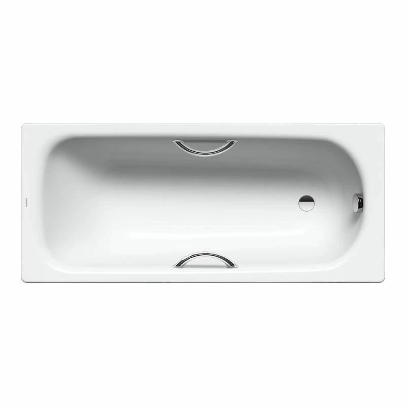 Kaldewei Saniform Plus Star 1700x750mm Bath With Grip Holes - Alpine White - 133600010001