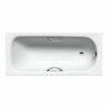 Kaldewei Saniform Plus Star 1700x750mm Bath With 2TH Grip Holes & Easy Clean - Alpine White - 133620003001