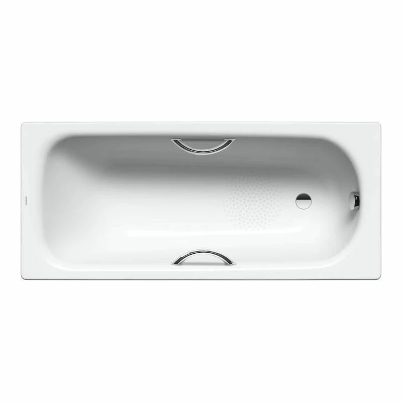 Kaldewei Saniform Plus Star 1800x800 Bath With Anti-Slip & Grip Holes - Alpine White - 133730000001