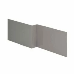 Essential NEVADA MDF L Shape Showerbath Front Bath Panel 1700mm Wide Cashmere - EF315CA
