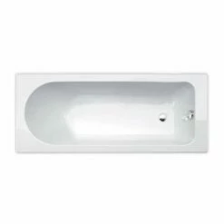 Essential CAMDEN Rectangular Single Ended Bath 1600x700mm 0 Tap Holes - EB542