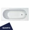Essential KINGSTON Rectangular Single Ended Bath Quartz 1700x700mm 0 Tap Holes - EB506