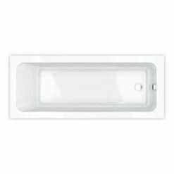 Essential BROMLEY Rectangular Single Ended Bath 1700x700mm 0 Tap Holes - EB512