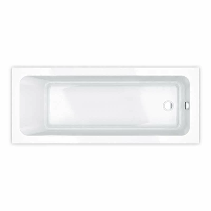 Essential BROMLEY Rectangular Single Ended Bath 1700x700mm 0 Tap Holes - EB512