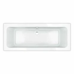Essential ISLINGTON Rectangular Double Ended Bath 1700x750mm 0 Tap Holes - EB516