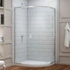 Merlyn 8 Series 1 Door Offset Quadrant Shower Enclosure 1200mm X 800mm - M83243