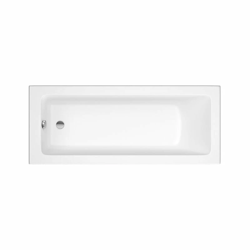 Roca The Gap 1700mm X 750mm Acrylic Bath No Tap Holes - White - 24718000