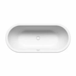 Kaldewei Meisterstück Centro Duo Oval 1800x800mm Freestanding Bath With Waste And Overflow Filler - 1128-4041 - White - 200240413001
