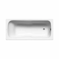 Kaldewei Dyna Set 1600 X 700mm Bath With Full Anti-Slip Easy-Clean & 2TH - Alpine White - 226826093001