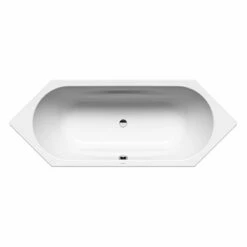 Kaldewei Vaio Duo 6 2100x800mm Hexagonal Double Ended Bath 0TH - 952 - Alpine White - 233200010001