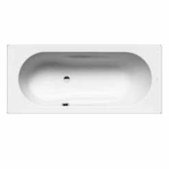 Kaldewei Vaio Set 1700x750mm Single Ended Bath With Left Side Overflow & Full Anti Slip 2TH - 954 - Alpine White - 233420240001