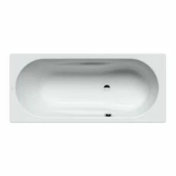 Kaldewei Vaio Set 1700x750mm Single Ended Bath With Special Overflow & Full Anti Slip 0TH - 954 - Alpine White - 234627090001