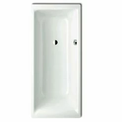 Kaldewei Puro 1700x750mm Bath With RH Overflow 0TH & Anti Slip - Alpine White - 256630000001