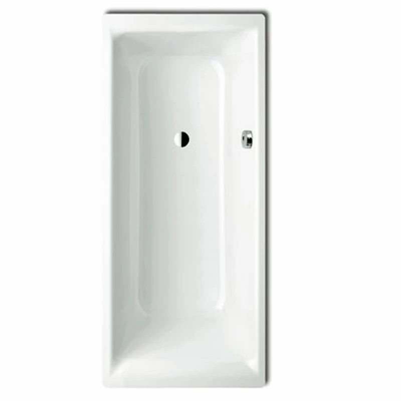 Kaldewei Puro 1800x800mm Bath With RH Overflow 2TH & Easy Clean - Alpine White - 256320003001