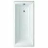 Kaldewei Puro 1600x700mm Bath With 2TH & Easy Clean - Alpine White - 258320003001