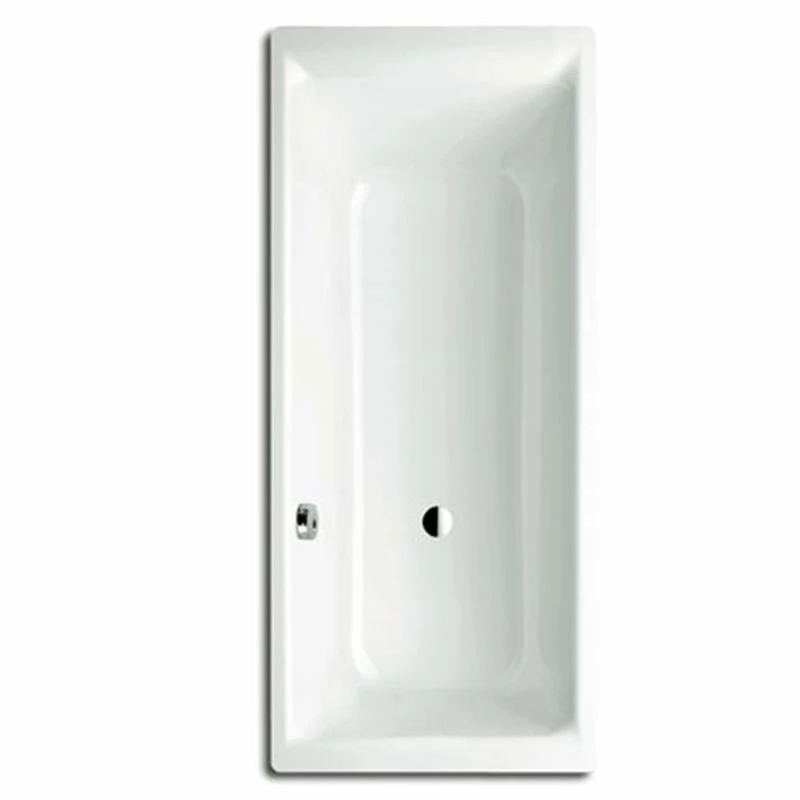 Kaldewei Puro 1700x700mm Bath With LH Overflow 0TH Anti Slip & Easy Clean - Alpine White - 258827063001