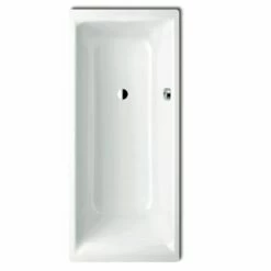Kaldewei Puro 1600x700mm Bath With RH Overflow 0TH & Easy Clean - Alpine White - 259200013001