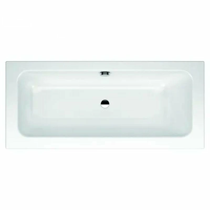 Kaldewei Puro Set 1700x750mm Wide Double Ended Bath RH Overflow With Antislip & Easy Clean - Alpine White - 261034013001