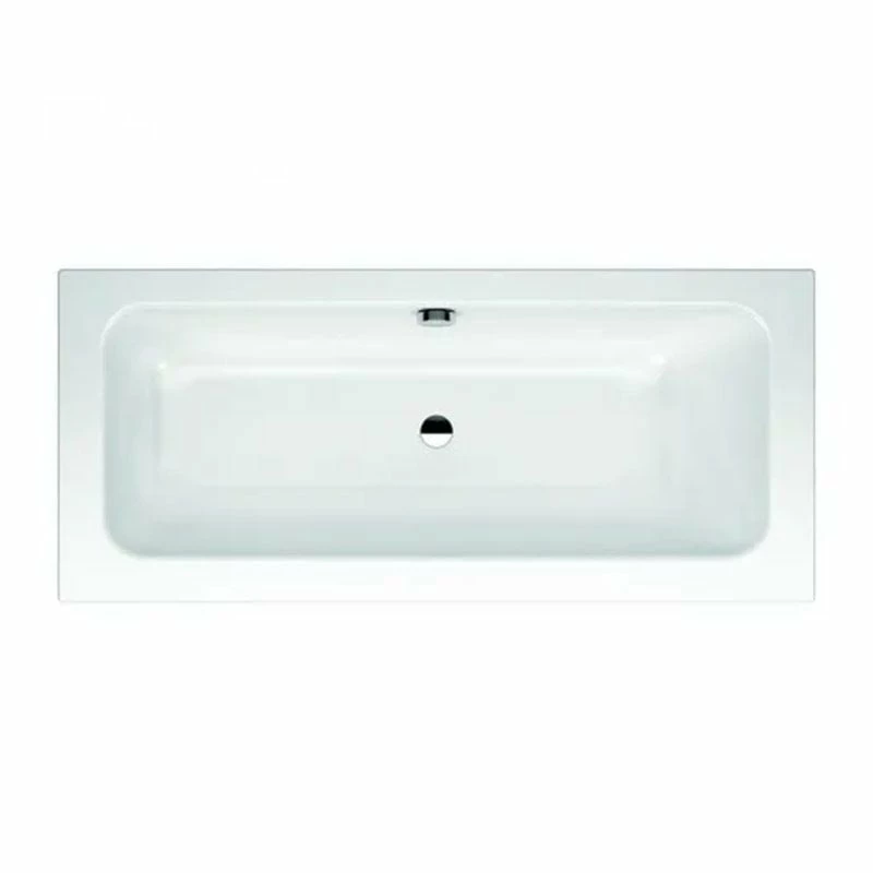 Kaldewei Puro Set 1700x750mm Wide Double Ended Bath With LH Overflow - Alpine White - 261100010001