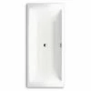 Kaldewei Puro Duo 1900x900mm Bath With 0TH & Easy Clean - Alpine White - 266500013001
