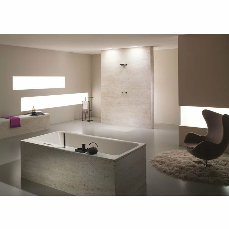 Kaldewei Asymmetric Duo 1800 X 900mm Bath With Anti-Slip & Easy-Clean - Alpine White - 274230003001 - Image 2