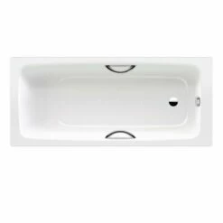Kaldewei Cayono Star 1600x700 Bath With Grip Hole - 754 - Alpine White - 275400010001