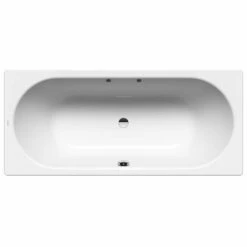 Kaldewei Classic Duo 1800 X 800 Bath With Grip Hole & Easy Clean Coating - Alpine White - 291010113001