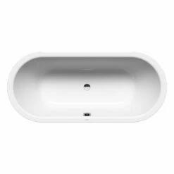 Kaldewei Classic Duo Oval 1800 X 800mm Bath With Grip Hole, Anti-Slip & Easy-Clean Finish - Alpine White - 291210223001