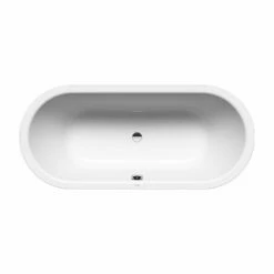 Kaldewei Classic Duo Oval 1700 X 750mm Bath With No Tap Holes - Alpine White - 291400010001
