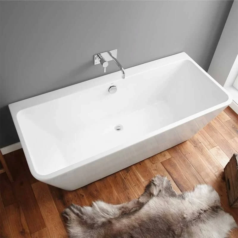 April Eppleby 1700mm X 750mm Freestanding Back To Wall Bath - 74001-1700C - Image 3