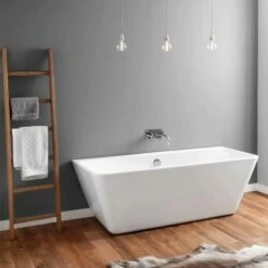 April Eppleby 1700mm X 750mm Freestanding Back To Wall Bath - 74001-1700C
