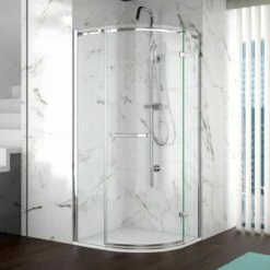 Merlyn 8 Series Frameless 1 Door Quadrant Shower Enclosure 1000mm - A0602ZH