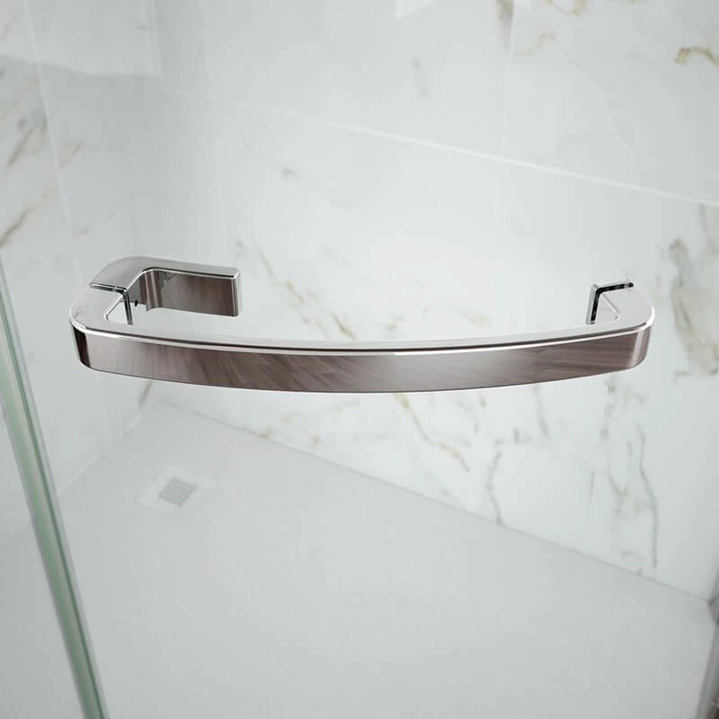 Merlyn 8 Series Frameless 1 Door Offset Quadrant Shower Enclosure 900 X 760mm - A0601CH - Image 3