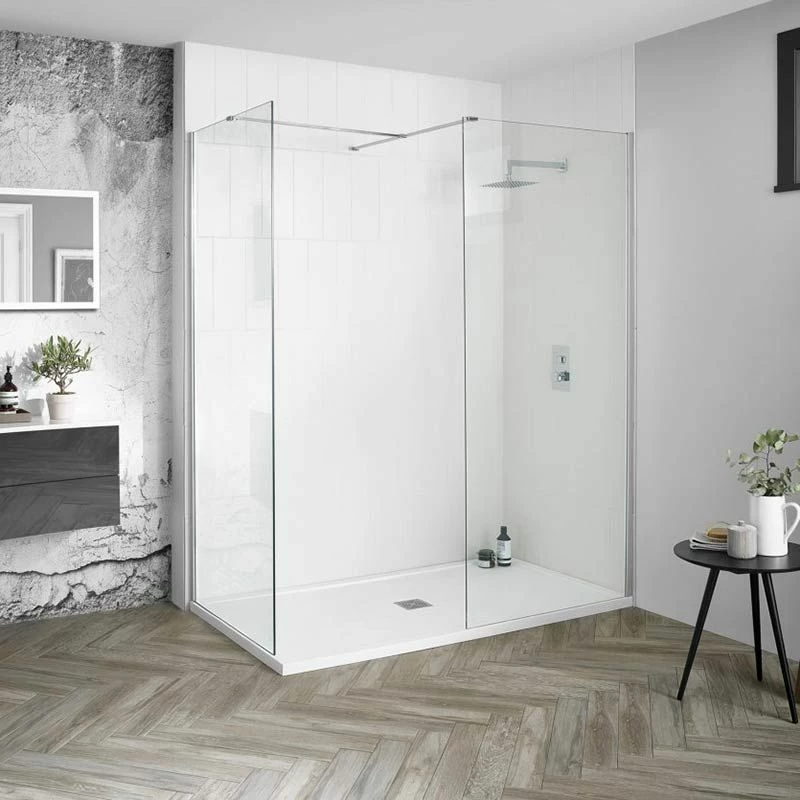 Aquadart 10mm Hinged Return Panel Clear/Black - AQ8405K