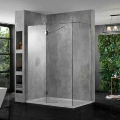 Aquadart Wetroom 8 Floor Channel Matt Black - AQ8281BLK