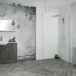 Aquadart Wetroom 8 Glass Panel 1200mm - AQ8247S