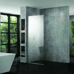 Aquadart 10mm 700mm Wetroom Panel Clear Glass - AQ8410