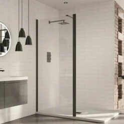 Aquadart Wetroom 8 Profile Pack Matt Black - AQ8661BLK