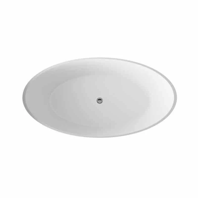 BC Designs PROJEKT Esseta CianĀ® Solid-Surface Bath 1510mm X 760mm - Silk Matt White - BAB070 - Image 2