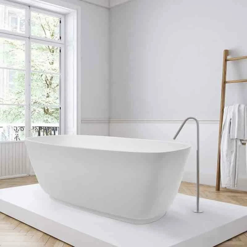 BC Designs PROJEKT Divita CianĀ® Solid-Surface Bath 1495mm X 720mm - Silk Matt - BAB074