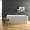 BC Designs Murali Acrymite® Acrylic Bath 1720mm X 740mm - Gloss White - BAS022