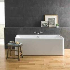 BC Designs Murali Acrymite® Acrylic Bath 1720mm X 740mm - Gloss White - BAS022