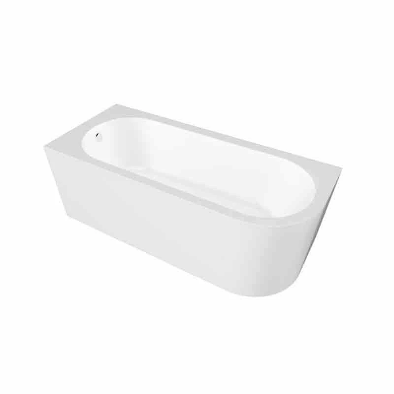 BC Designs Ancora Acrymite® Acrylic Shower Bath 1700mm X 750mm, Left-Handed - Gloss White - BAS057 - Image 2