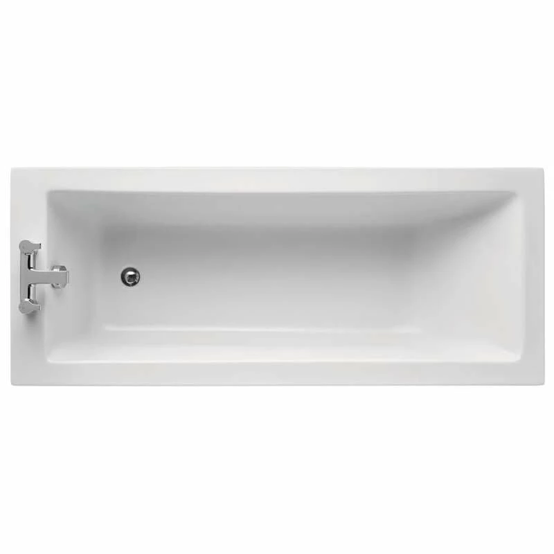 Ideal Standard Tempo Cube 1700x700mm Idealform Bath - White - E258001