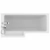 Ideal Standard Tempo Cube 1700x850mm Idealform Left Hand Shower Bath - White - E259501